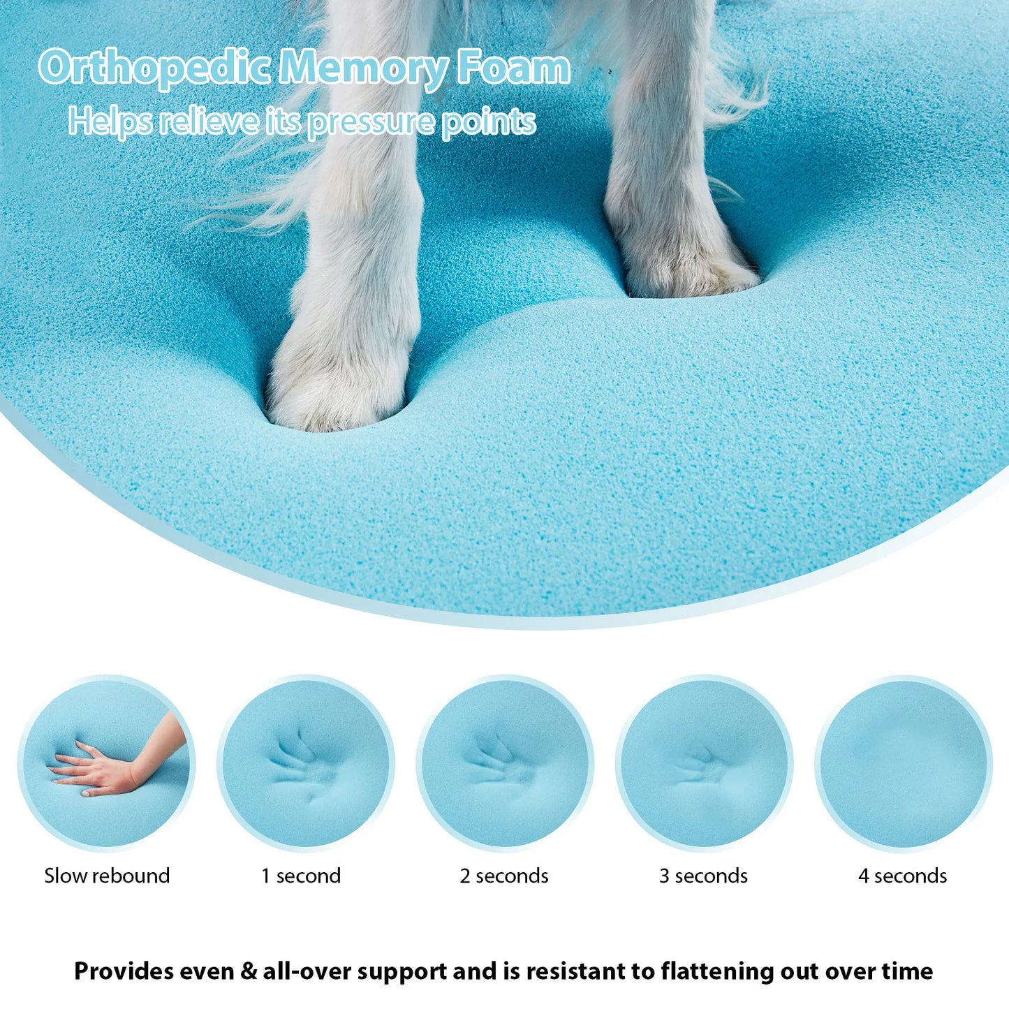 Luxury Orthopedic Memory Foam Pet Sofa Bed