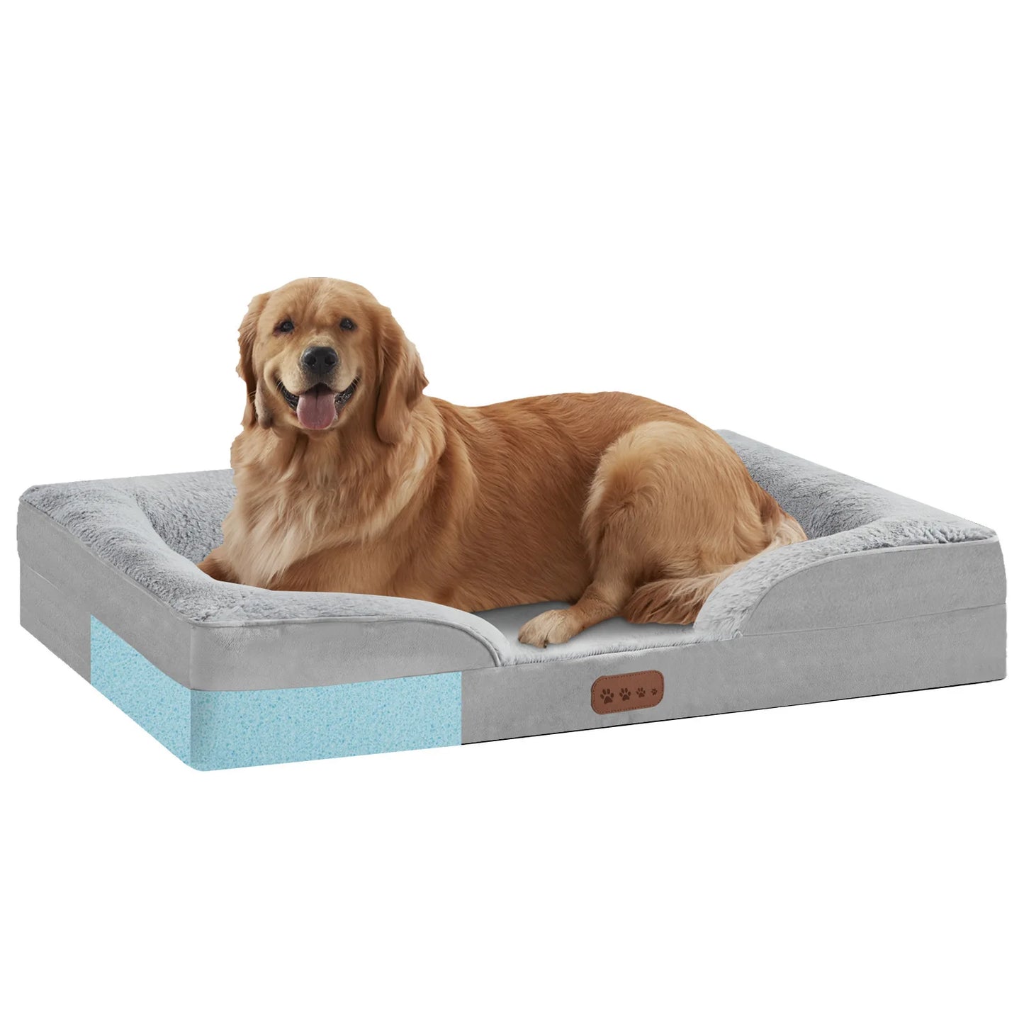 Luxury Orthopedic Memory Foam Pet Sofa Bed
